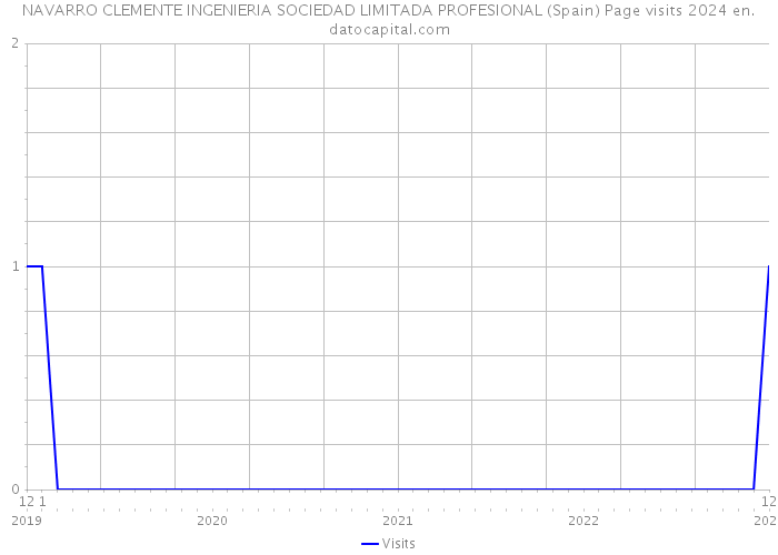 NAVARRO CLEMENTE INGENIERIA SOCIEDAD LIMITADA PROFESIONAL (Spain) Page visits 2024 
