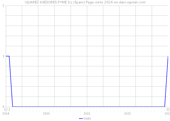 VJUAREZ ASESORES PYME S.L (Spain) Page visits 2024 