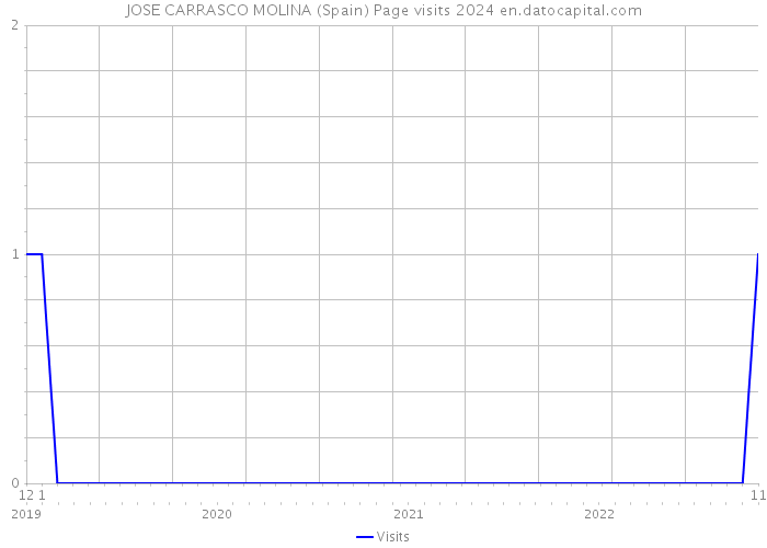JOSE CARRASCO MOLINA (Spain) Page visits 2024 