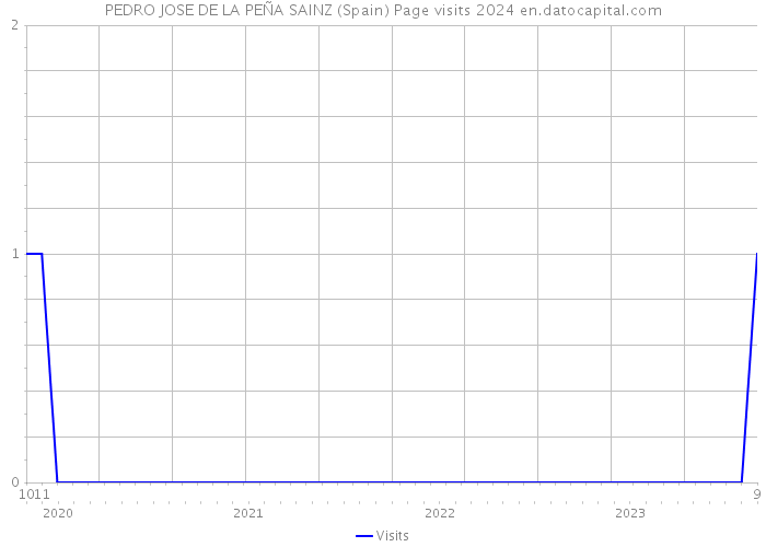 PEDRO JOSE DE LA PEÑA SAINZ (Spain) Page visits 2024 
