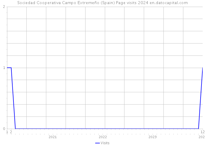 Sociedad Cooperativa Campo Extremeño (Spain) Page visits 2024 