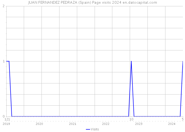 JUAN FERNANDEZ PEDRAZA (Spain) Page visits 2024 