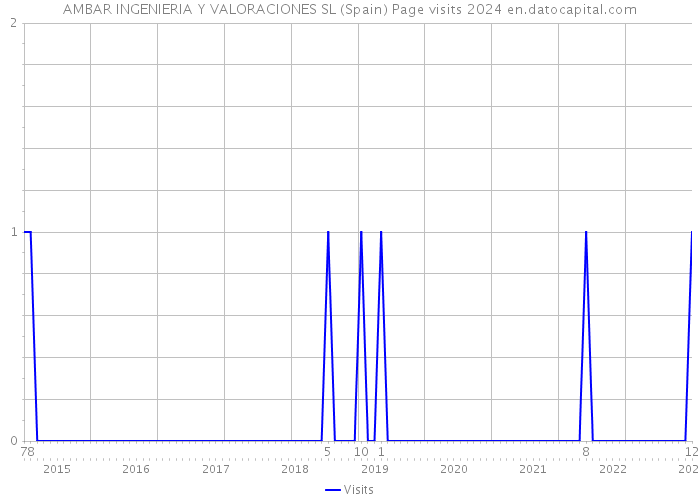 AMBAR INGENIERIA Y VALORACIONES SL (Spain) Page visits 2024 