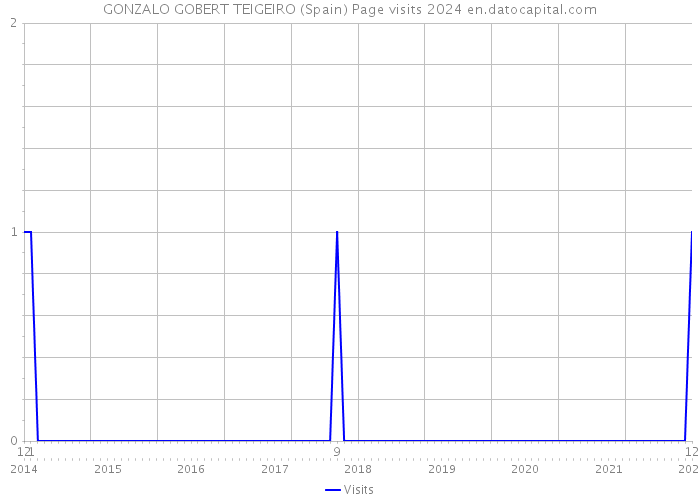 GONZALO GOBERT TEIGEIRO (Spain) Page visits 2024 