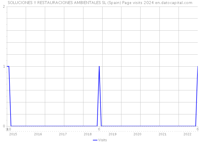 SOLUCIONES Y RESTAURACIONES AMBIENTALES SL (Spain) Page visits 2024 