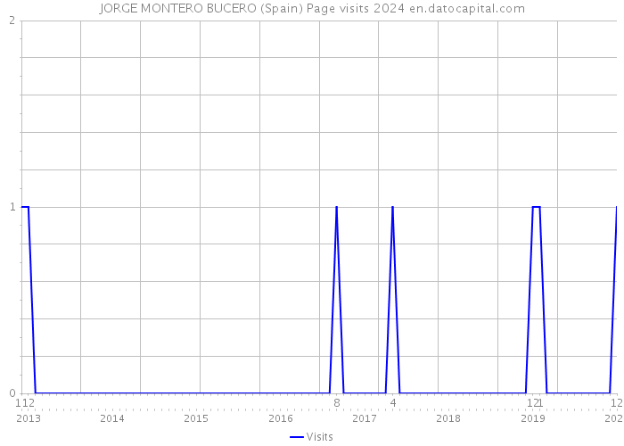 JORGE MONTERO BUCERO (Spain) Page visits 2024 