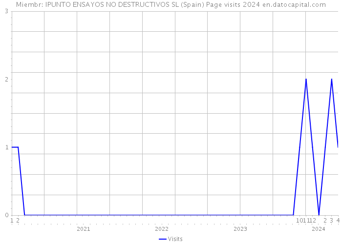 Miembr: IPUNTO ENSAYOS NO DESTRUCTIVOS SL (Spain) Page visits 2024 