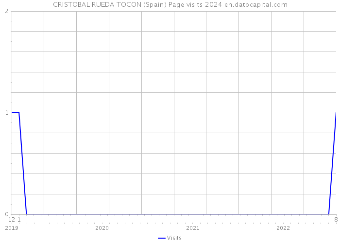 CRISTOBAL RUEDA TOCON (Spain) Page visits 2024 