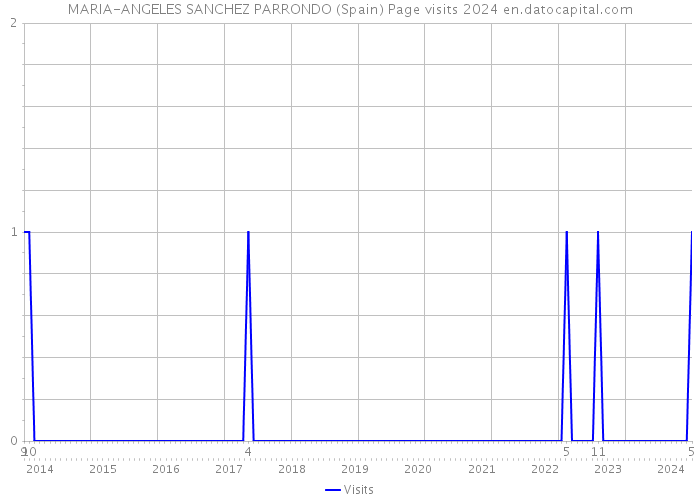 MARIA-ANGELES SANCHEZ PARRONDO (Spain) Page visits 2024 