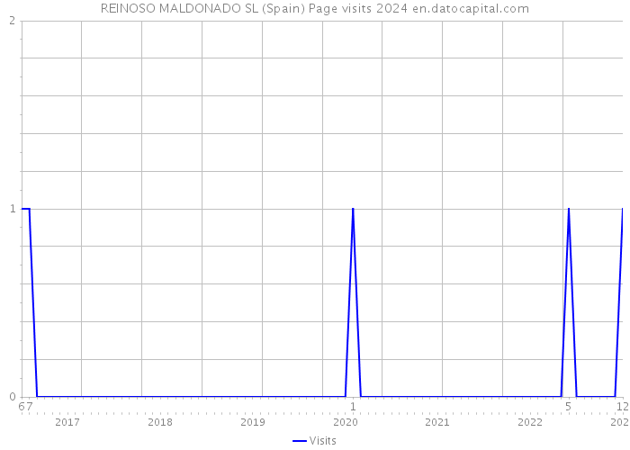 REINOSO MALDONADO SL (Spain) Page visits 2024 