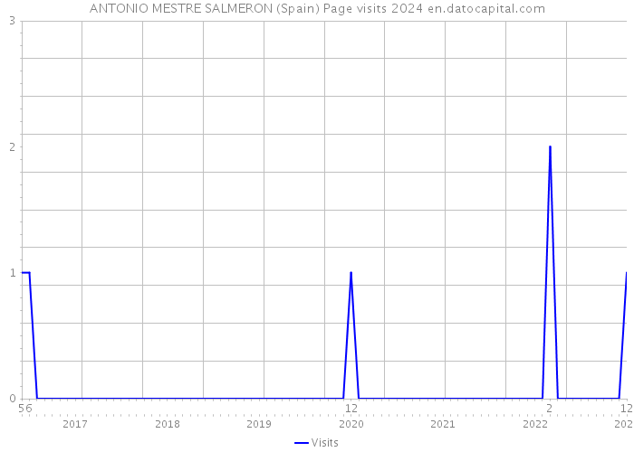 ANTONIO MESTRE SALMERON (Spain) Page visits 2024 