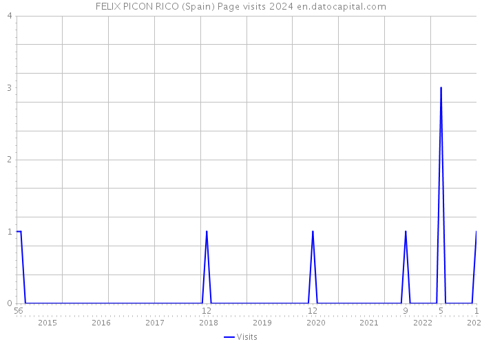FELIX PICON RICO (Spain) Page visits 2024 