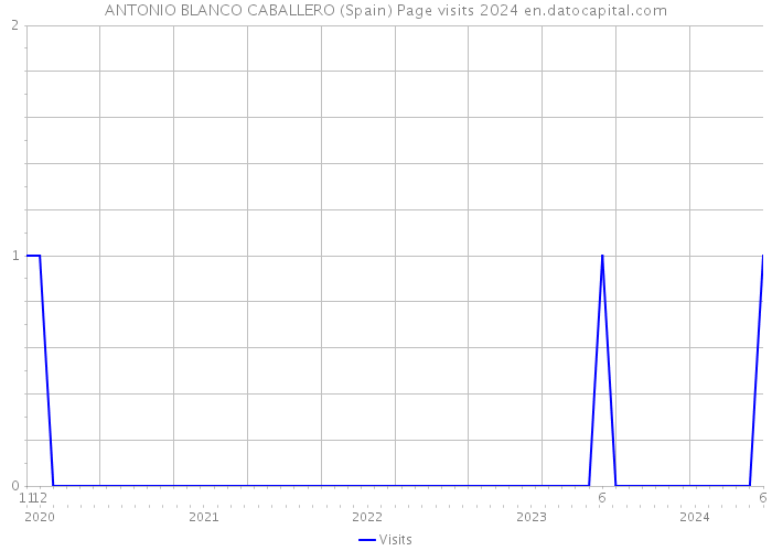 ANTONIO BLANCO CABALLERO (Spain) Page visits 2024 