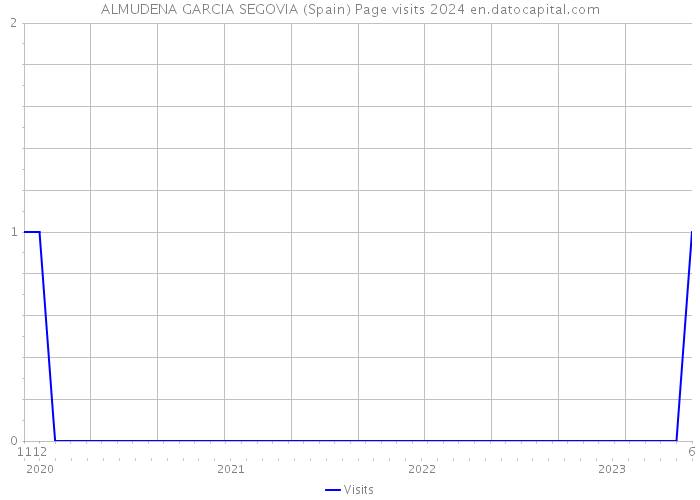 ALMUDENA GARCIA SEGOVIA (Spain) Page visits 2024 