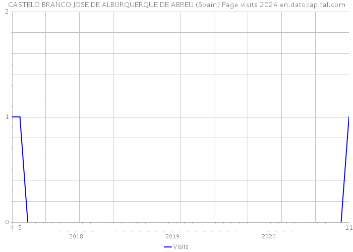 CASTELO BRANCO JOSE DE ALBURQUERQUE DE ABREU (Spain) Page visits 2024 