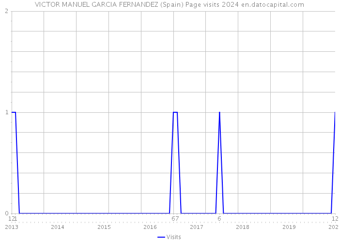 VICTOR MANUEL GARCIA FERNANDEZ (Spain) Page visits 2024 