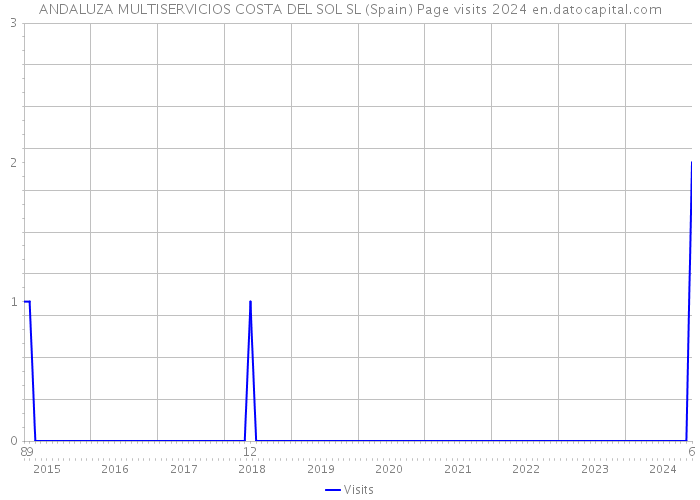 ANDALUZA MULTISERVICIOS COSTA DEL SOL SL (Spain) Page visits 2024 