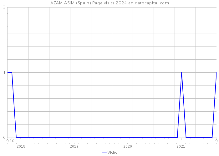 AZAM ASIM (Spain) Page visits 2024 