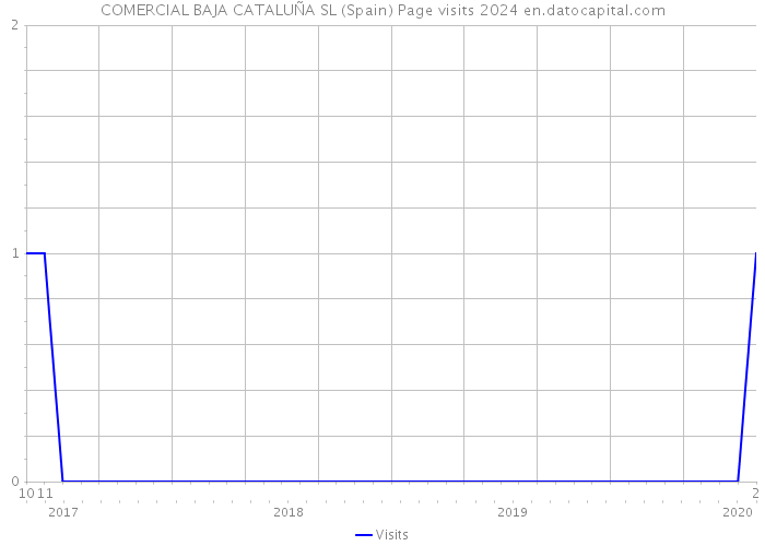 COMERCIAL BAJA CATALUÑA SL (Spain) Page visits 2024 