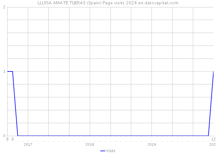LLUISA AMATE TIJERAS (Spain) Page visits 2024 