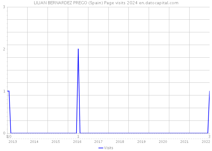 LILIAN BERNARDEZ PREGO (Spain) Page visits 2024 