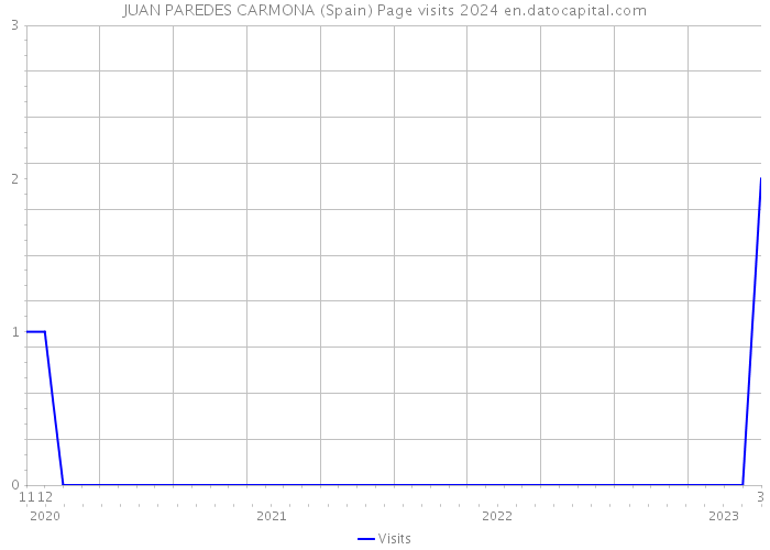 JUAN PAREDES CARMONA (Spain) Page visits 2024 