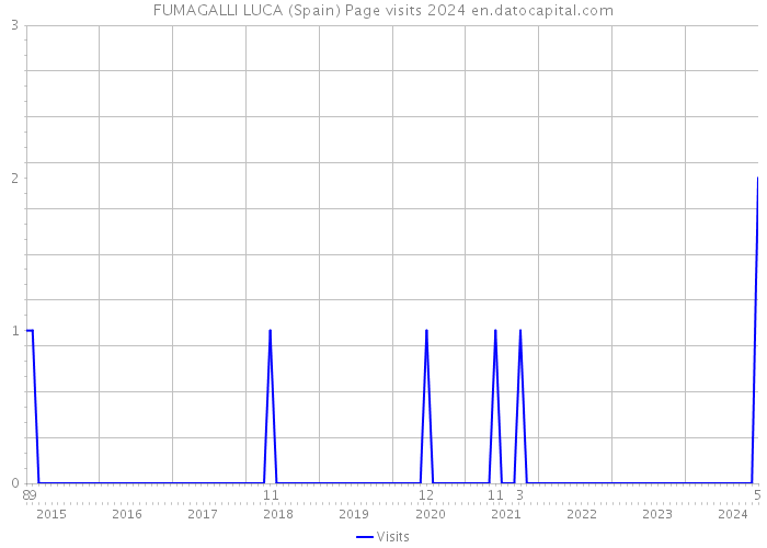 FUMAGALLI LUCA (Spain) Page visits 2024 