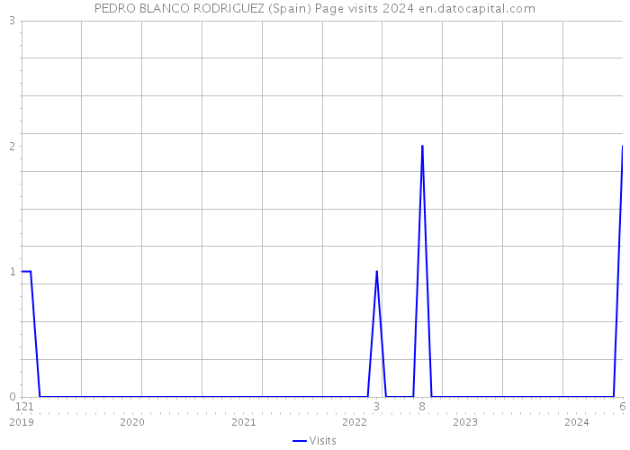 PEDRO BLANCO RODRIGUEZ (Spain) Page visits 2024 