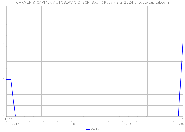 CARMEN & CARMEN AUTOSERVICIO, SCP (Spain) Page visits 2024 
