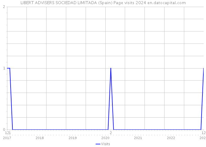 LIBERT ADVISERS SOCIEDAD LIMITADA (Spain) Page visits 2024 