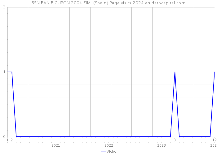 BSN BANIF CUPON 2004 FIM. (Spain) Page visits 2024 