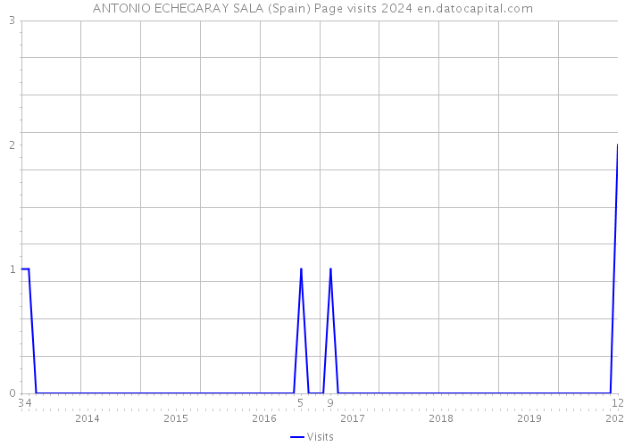 ANTONIO ECHEGARAY SALA (Spain) Page visits 2024 