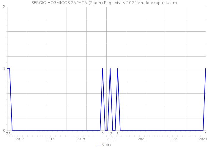 SERGIO HORMIGOS ZAPATA (Spain) Page visits 2024 