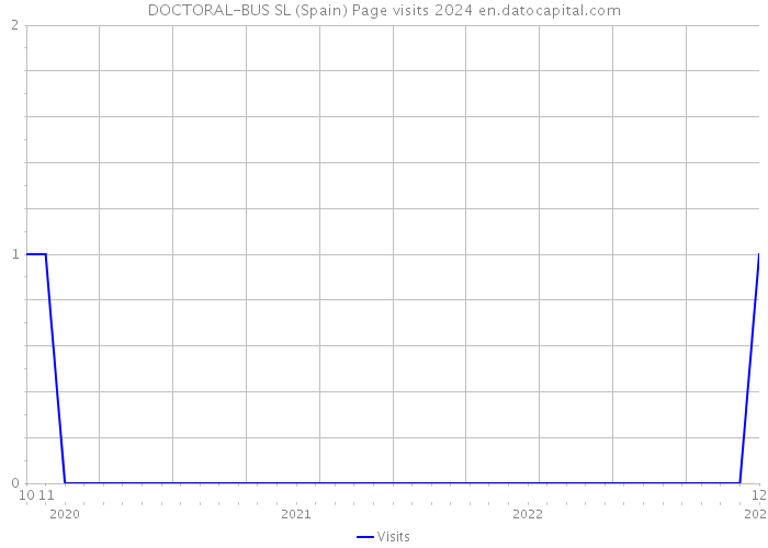 DOCTORAL-BUS SL (Spain) Page visits 2024 