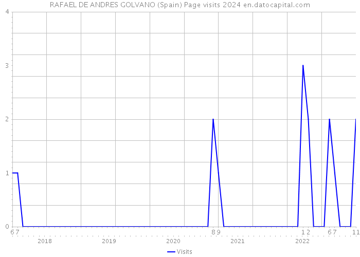 RAFAEL DE ANDRES GOLVANO (Spain) Page visits 2024 