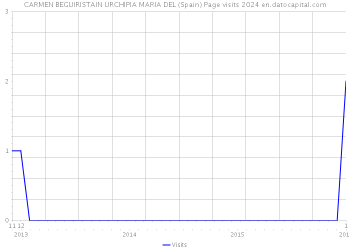 CARMEN BEGUIRISTAIN URCHIPIA MARIA DEL (Spain) Page visits 2024 