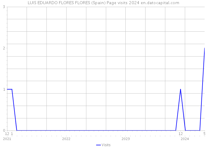 LUIS EDUARDO FLORES FLORES (Spain) Page visits 2024 