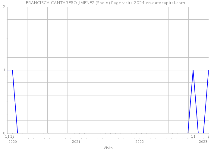 FRANCISCA CANTARERO JIMENEZ (Spain) Page visits 2024 