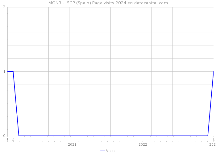 MONRUI SCP (Spain) Page visits 2024 