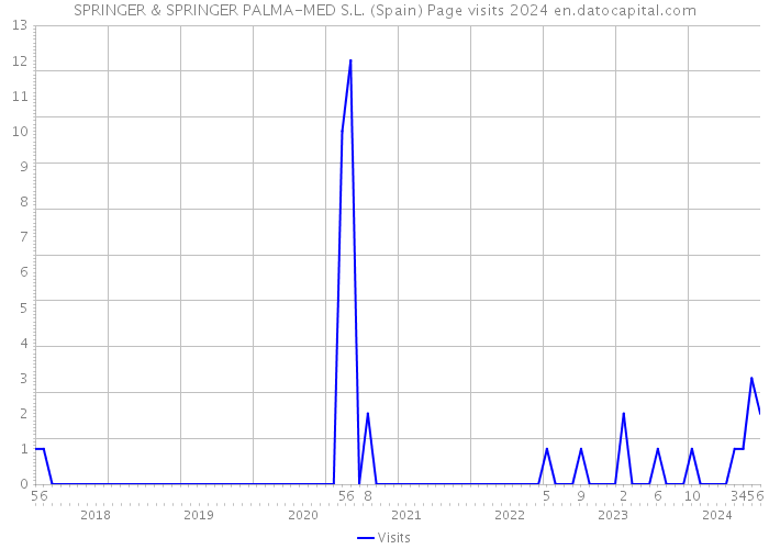 SPRINGER & SPRINGER PALMA-MED S.L. (Spain) Page visits 2024 