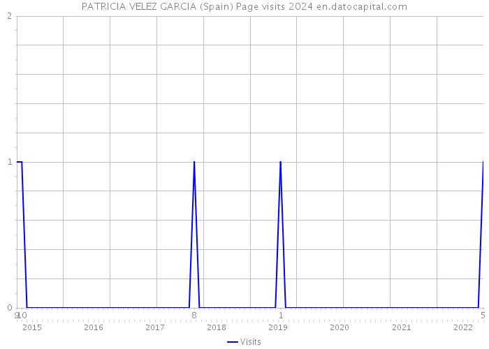 PATRICIA VELEZ GARCIA (Spain) Page visits 2024 
