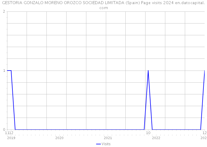 GESTORIA GONZALO MORENO OROZCO SOCIEDAD LIMITADA (Spain) Page visits 2024 