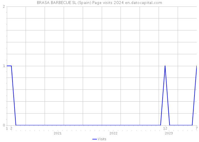 BRASA BARBECUE SL (Spain) Page visits 2024 