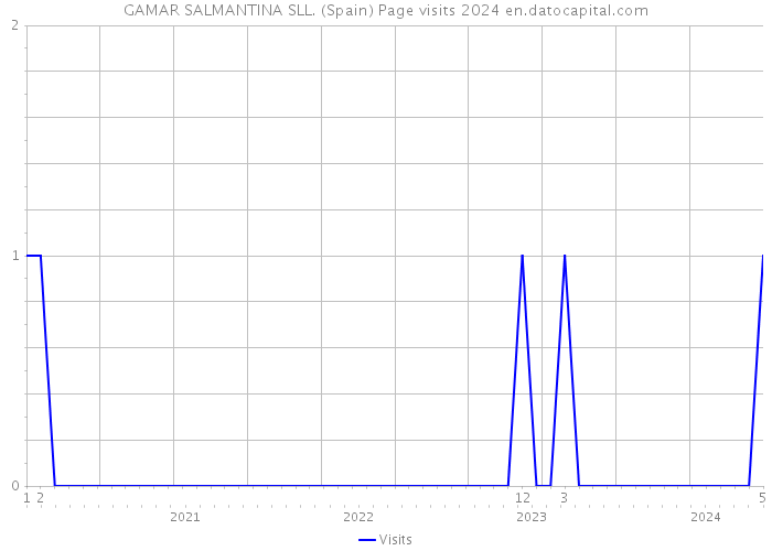 GAMAR SALMANTINA SLL. (Spain) Page visits 2024 