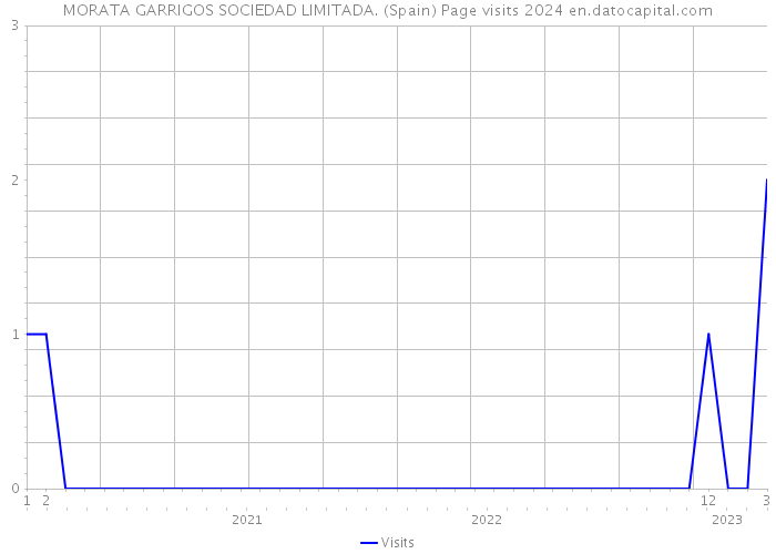 MORATA GARRIGOS SOCIEDAD LIMITADA. (Spain) Page visits 2024 