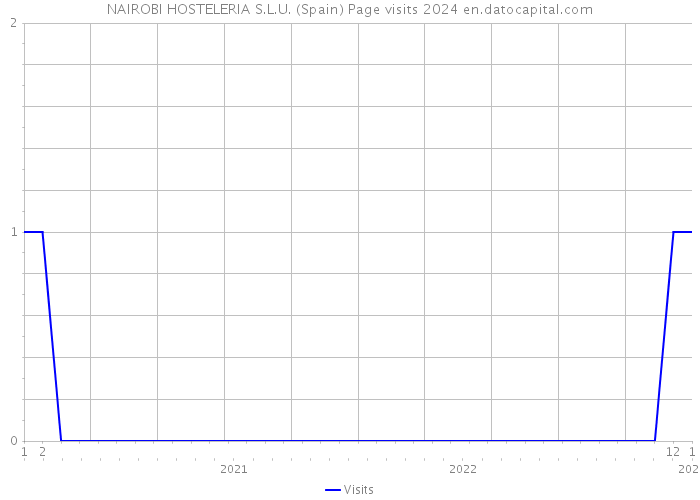 NAIROBI HOSTELERIA S.L.U. (Spain) Page visits 2024 