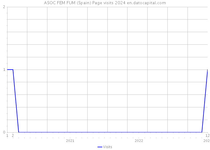 ASOC FEM FUM (Spain) Page visits 2024 
