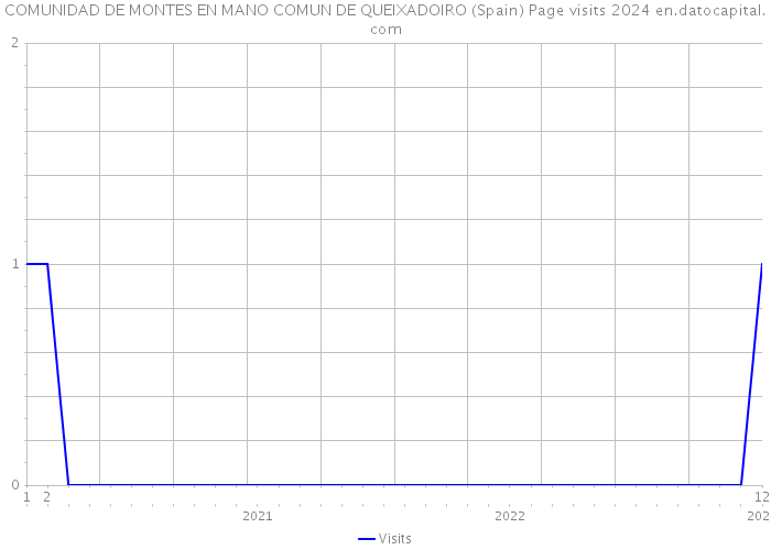 COMUNIDAD DE MONTES EN MANO COMUN DE QUEIXADOIRO (Spain) Page visits 2024 