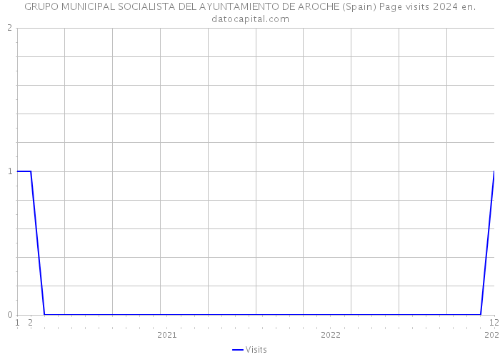 GRUPO MUNICIPAL SOCIALISTA DEL AYUNTAMIENTO DE AROCHE (Spain) Page visits 2024 