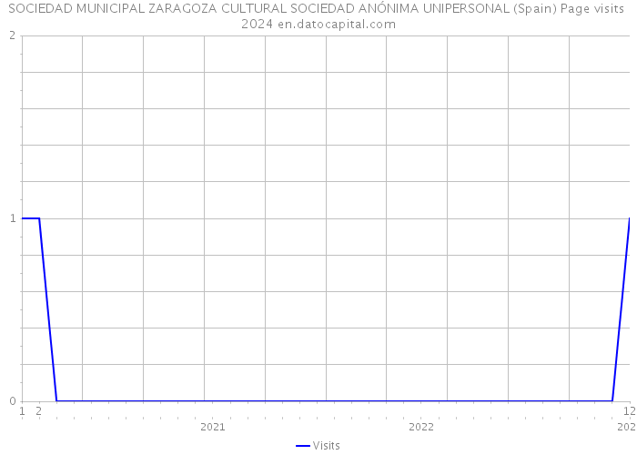 SOCIEDAD MUNICIPAL ZARAGOZA CULTURAL SOCIEDAD ANÓNIMA UNIPERSONAL (Spain) Page visits 2024 